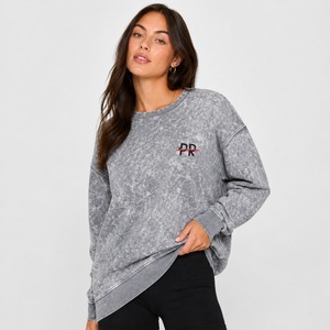 Sweat-shirts 100 % coton délavés pour femmes, coupe-vent, tendance streetwear, services OEM - Product Image 4