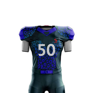 Solid Trader <b>Elite</b> Athlete Weightless Construction Breathable Anti Pilling Custom Printed Mens American Football Uniform - Product Image 6