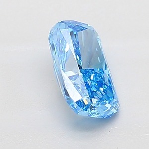 Diamant de laboratoire de luxe de 1,50 ct, taille coussin, bleu vif fantaisie, clarté VS2, certifié IGI - Product Image 4