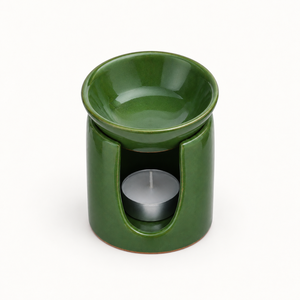 Brûleur d'huile d'agarwood en céramique fait main, écologique, diffuseur aromatique en grès, porte-encens pour la méditation et le spa à domicile - Product Image 4
