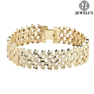 Export Premium Gold Plated <b>Silver</b> Moissanite Hip Hop Bracelet for <b>Men</b> & Women Gift Engagement From Indian Supplier - Product Image 2