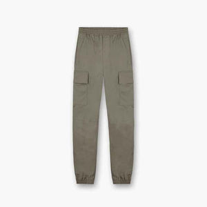Pantalon cargo décontracté tendance pour homme, coupe droite, avec revers ajustables, coloris Noir, Stone, Olive, taille mi-haute, logo, style streetwear, entrejambe bas - Product Image 2