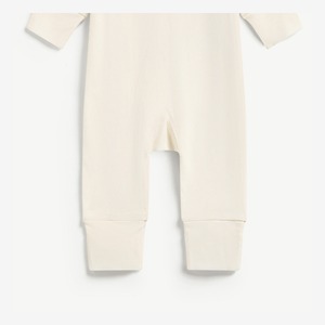 Mameluco Ajustado de Manga Larga con Botones a Presión para Bebé Recién Nacido, Unisex, de Lyocell y Spandex, ODM Vietnam - Product Image 4