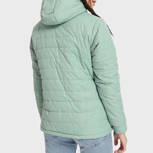 Prix d'usine OEM – Manteau matelassé en toile tricotée personnalisé pour femme, respirant, imperméable, coupe-vent, décontracté pour l'hiver - Product Image 3