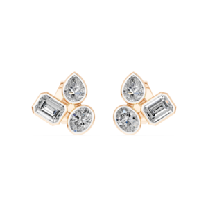 Pendientes de Oro Sólido de 14K, 9K, 10K y 18K con Diamante de Laboratorio de 0.98 Quilates, Certificado IGI, RJC, ODM, OEM, Fabricante de Joyería Fina Ética EA502448 - Product Image 2