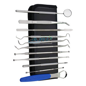 Kit d'instruments de prophylaxie en acier inoxydable de qualité supérieure – Outils dentaires pour le nettoyage - Product Image 2
