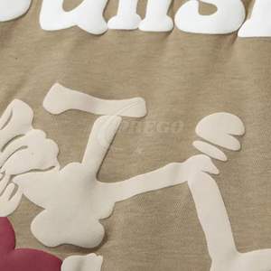 Camiseta Extra Grande de Algodón con Estampado Puff de Alta Calidad para Hombre, 2026, Camiseta Personalizada de Peso Pesado para Hombre - Product Image 5