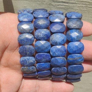 Agate Natural Stone Clear Quartz Oval Shape Bracelet Classic <b>Charm</b> Healing and Energy Best Quality Bracelets - Product Image 4