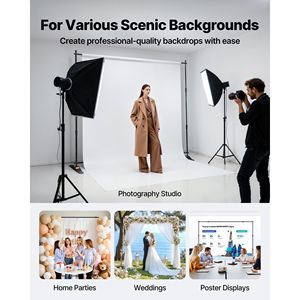 Adjustable 10 X 8 Ft. Step <b>Repeat</b> Backdrop Banner Stand Newest Trade Show Wall Exhibitor Photo Booth BA - Product Image 6