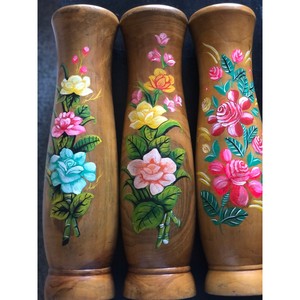 Vases et pots à fleurs en bois de teck, fabrication sur mesure, vente en gros |   Aqdus Saleem Inde - Product Image 2