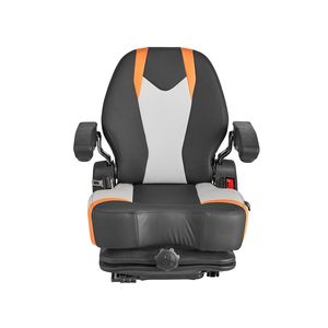 Sedile Universale per Carrello Elevatore con Braccioli Regolabili e Cintura di Sicurezza, Sedia Industriale Pieghevole Sicura per Trattori - Product Image 4