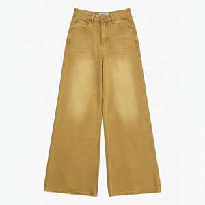 Fashion Unisex Winter <b>Denim</b> 2-Piece Set 100% Cotton Solid <b>Jacket</b> Jeans Two Piece Set for Clothing Wholesale - Product Image 6