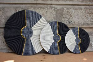 Customization and bulk orders are welcome. Handmade Traditional Chinese Style 450mm Diameter Natural Weave Design - Product Image 2
