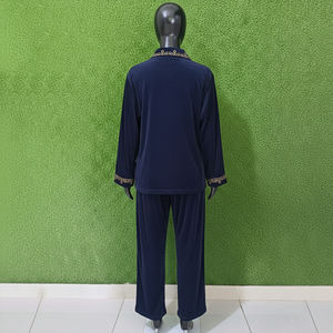 Conjunto de pijama de invierno OEM para mujer, 2 piezas, ropa de dormir transpirable, gruesa y cálida, pijamas para damas, ropa de dormir para chicas - Product Image 3