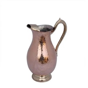 Carafe en Cuivre Pur de 1700 ml au Design Antique, Meilleure Vente, Pichet Royal en Métal Haut de Gamme, Écologique, Grande Capacité pour Usage Domestique - Product Image 1