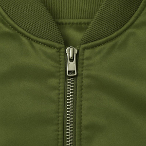 Chaqueta Bomber Varsity de Satén Fabric Studio, Bordado Personalizado, Unisex, Estilo Urbano, Ecológica, Transpirable, Cuello Alto, Cierre de Cremallera - Product Image 5