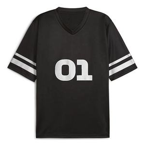 Maillot de football américain personnalisé en mesh, uniforme d'équipe surdimensionné, t-shirt de sport respirant, vêtement de performance à séchage rapide, OEM - Product Image 2