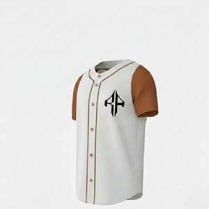 Camiseta de Béisbol de Alta Calidad, Transpirable, con Estampado Digital, Cuello en V, 100% Poliéster, Manga Corta, Secado Rápido, Personalizable, RIVIAN ATLANTIC - Product Image 4