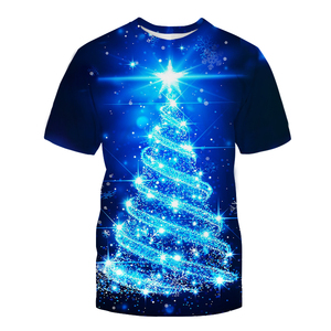 Merry Gamecocks <b>Christmas</b> Solid <b>Men</b> Regular Fit Regular Sleeve O-Neck Casual Breathable Heat-Transfer Printed OEM Custom 100% - Product Image 1