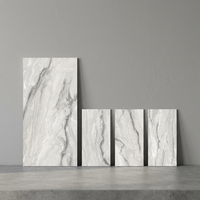 Carreaux de porcelaine polis Super Grey 800x1600mm, aspect marbre, antidérapants, résistants aux acides, pour sols et murs de salle de bain et d'intérieur