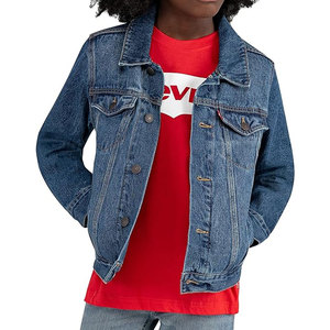 แจ็คเก็ตเดนิมทรงทรัคเกอร์ สไตล์คลาสสิก แคชชวล สตรีทแวร์ แฟชั่น สำหรับผู้ชายและผู้หญิง ผลิตจากผ้าฝ้ายผสมอย่างทนทาน ติดกระดุม - Product Image 5