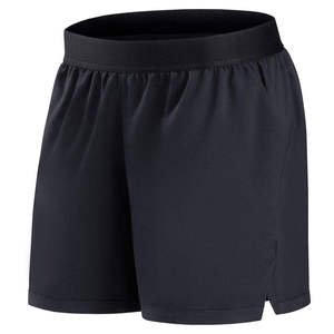 Shorts décontractés pour hommes, couleur unie, séchage rapide, taille élastique, mi-haute, tricotés, 100 % polyester - Product Image 5