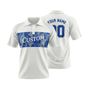 Polo de golf personnalisé avec logo OEM imprimé par sublimation, polo personnalisé avec impression par sublimation sur toute la surface, polo pour homme - Product Image 2