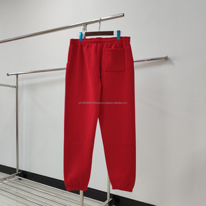 Pantalones deportivos de moda europea y americana para hombres y mujeres Kapok Foam Feet Casual Hoodies sueltos Cierre elástico de cintura media - Product Image 1