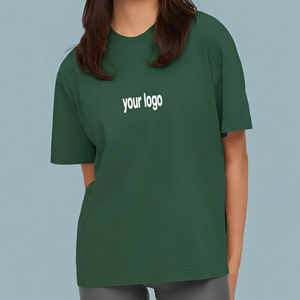 Camiseta de Mujer de Alta Calidad 100% Algodón con Cuello Redondo, Logotipo Personalizado Impreso, Apliques, Estilo Casual de Verano, Corte Regular, Hip Hop - Product Image 4