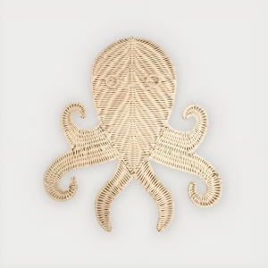 Calcomanías de animales marinos para colgar en la pared de pulpo de ratán para sala de estar interior decoración de dormitorio infantil - Product Image 1