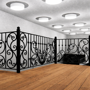 Premium Iron Villa Balcony Railings Rust Resistant <b>Adjustable</b> Durable Decorative Balcony Railings for Modern Outdoor Design - Product Image 3