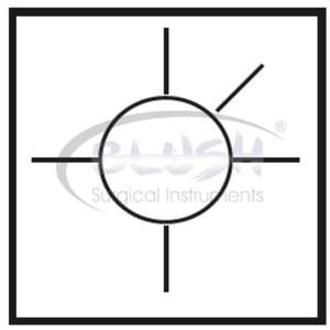 Marqueur LASIK Culbertson, instrument de marquage corneal ophtalmique, outil d'alignement pour la chirurgie réfractive de l'œil par Blush Surgical - Product Image 5