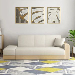 A premium luxury multifunctional <b>wood</b> <b>frame</b> <b>sofa</b> and practical hidden storage solution for contemporary apartments. - Product Image 2