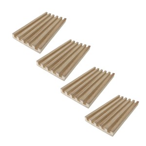 Jeu de dominos en bois de qualité supérieure personnalisé avec des plateaux en bois à fentes, points colorés, jeu de dominos pour la famille, jeu de société de table - Product Image 4
