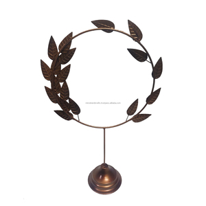 พวงหรีดโลหะแท้สไตล์วินเทจตกแต่งผนังชุบสังกะสีตกแต่งผนังราคาออกแบบได้ตามต้องการสำหรับตกแต่งบ้านและสวน - Product Image 4