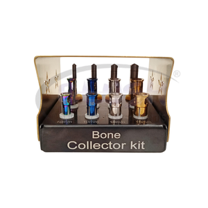 12-Pcs Manual Stainless Steel Dental Implant Bone Collector Kit Dental Bone Chip Maker Drills Surgical By <b>Blush</b> Surgical - Product Image 4