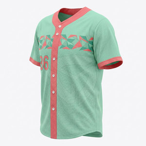 Camiseta de Béisbol para Entrenamientos, Tejido Ligero, Ideal para Deportes al Aire Libre y Actividades en Equipo, Ropa Deportiva Resistente - Product Image 2