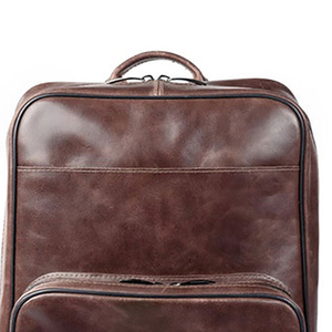 Mochila Unisex de Cuero Genuino con Múltiples Bolsillos, Diseño Elegante, Logotipo Personalizado, Color Impermeable, Capacidad de 20-35L para Uso en Exteriores - Product Image 3