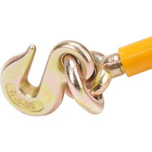 Tendicatena a Cricchetto Rinforzato 5/16'-3/8' con Ganci G80, Capacità 7.100 Libbre, Limitatore di Carico Sicuro, Antiscivolo e Salva-Lavoro per il Fissaggio Sicuro del Carico - Product Image 2