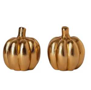 Skies Trader Classic Ceramic <b>Salt</b> and Pepper Shakers Set Ceramic Ivory White Cruet Gold Trim Restaurant Spice Dispenser - Product Image 4