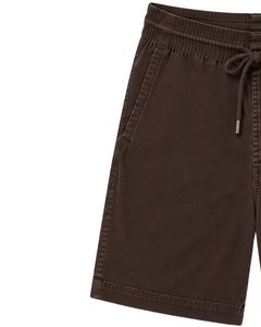 Customized Dark Brown <b>Men</b> Casual Bermuda <b>Shorts</b> Summer Drawstring Beach <b>Shorts</b> Lightweight Relaxed Fit Cotton Blend <b>Shorts</b> - Product Image 3