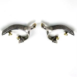 Éperons d'équitation en acier inoxydable de haute qualité personnalisés avec service OEM et la meilleure couleur pour l'équitation western - Product Image 5