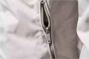 FITME SPORTS <b>Men's</b> <b>Waterproof</b> Windproof Canvas Stand Collar Bomber <b>Jacket</b> with Front Logo <b>Winter</b> Outerwear for High Street Style - Product Image 6