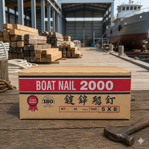 Industrial-Grade <b>5</b> Inch Construction Nails – Reinforced Diamond Head, Rust-Resistant Performance - Product Image 2