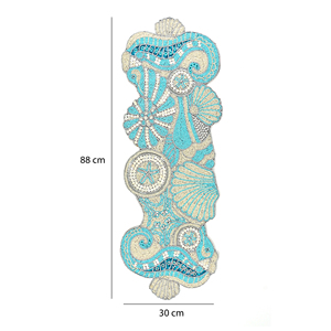 Christmas Decorative and Leaves Design Beaded <b>Runner</b> Placemat <b>Dining</b> <b>Table</b> Fancy Mat Handmade Decorative <b>Runners</b> for Wedding - Product Image 4