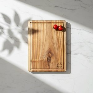 Planches à découper en teck artisanal, couleur brun doré naturel, décoration pour la maison |   Vente en gros personnalisée OEM - Product Image 1