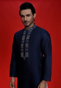 Shalwar Kameez traditionnel léger pour homme, en coton de qualité supérieure, vêtement confortable pour temps chaud - Product Image 4