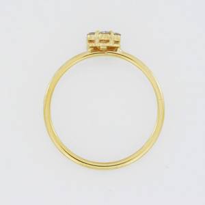 Anillo de Diamantes Cultivados en Laboratorio de 0.21 CT en Oro de 18K |   Anillo de Boda con Elegante Diseño Floral, Certificado por IGI |   Joyería nupcial de moda - Product Image 6