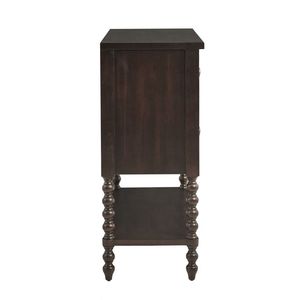 Cassettiera Decorativa Marrone Marocco a 2 Cassetti per Soggiorno, Design Unico - Product Image 5