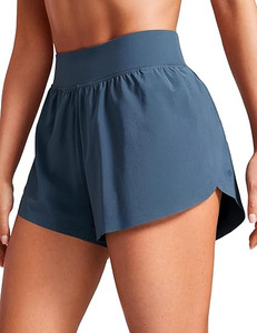 Shorts de course pour femmes en gros, personnalisables avec logo, shorts de sport athlétiques pour la gym, entraînement, séchage rapide, vêtements de sport actifs - Product Image 5